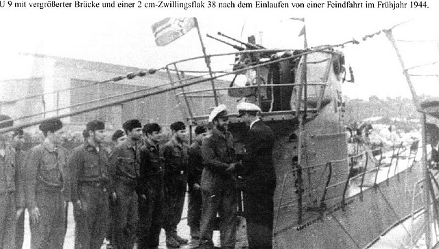 U9 en el puerto de Constanza, 1944