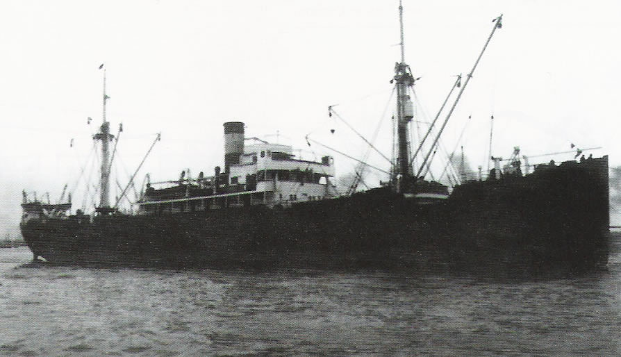 El mercante alemán BRESSER en una foto de antes de la guerra
