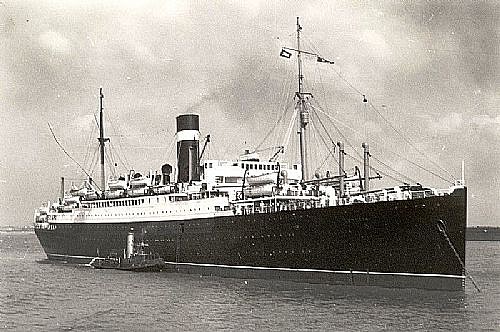 El SS Letitia como buque de pasaje civil antes de la guerra